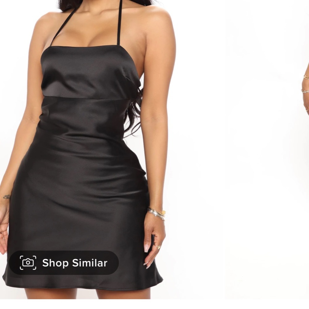 Satin mini dress fashion nova